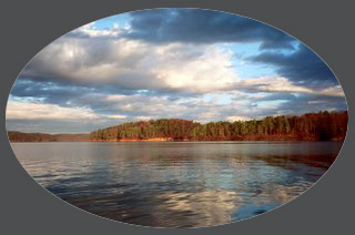 Lake Allatoona Located Near Atlanta Georgia
